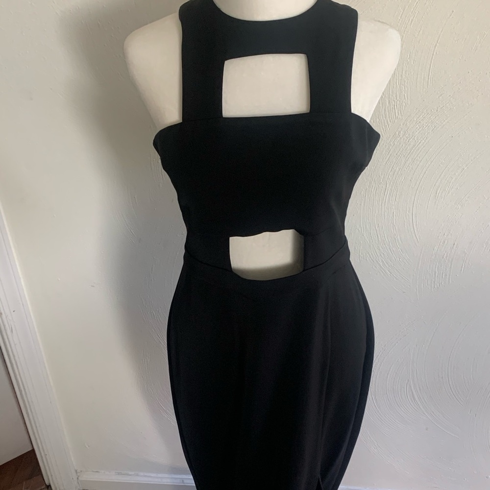 Express long cutout maxi dress